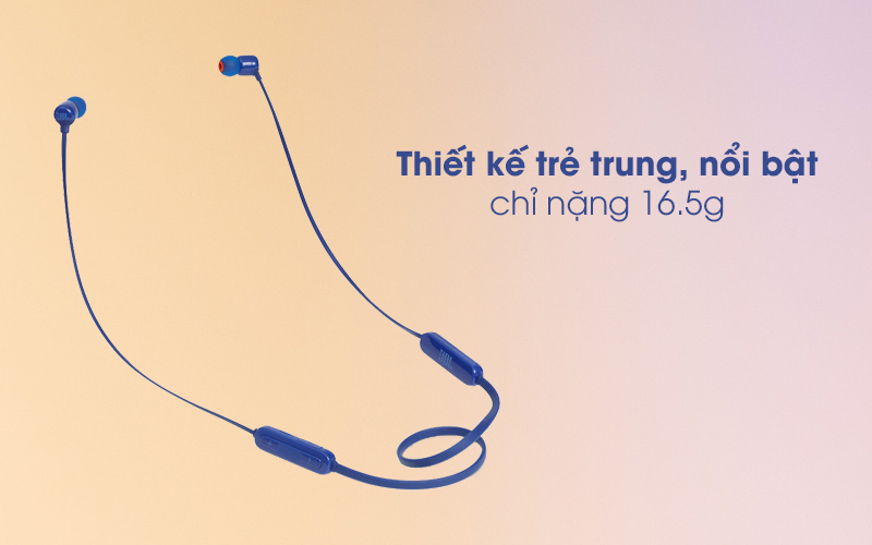 Tai nghe Bluetooth JBL T110BTBLU xanh dương có thiết kế nhỏ gọn Tai nghe Bluetooth JBL T110BTBLU xanh dương có thiết kế nhỏ gọn