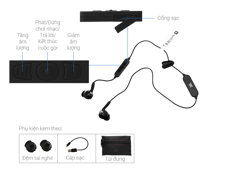 Tai nghe Bluetooth JBL INSP500
