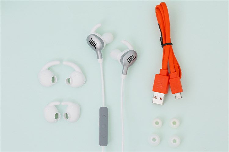 Tai nghe Bluetooth JBL V110 Màu Trắng - Bạc