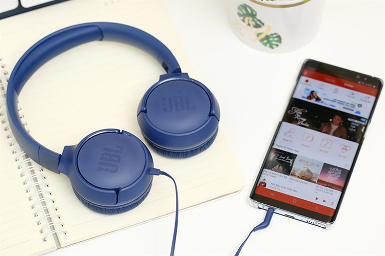 Tai nghe Có Dây Chụp Tai JBL Tune 500 Màu Xanh Dương