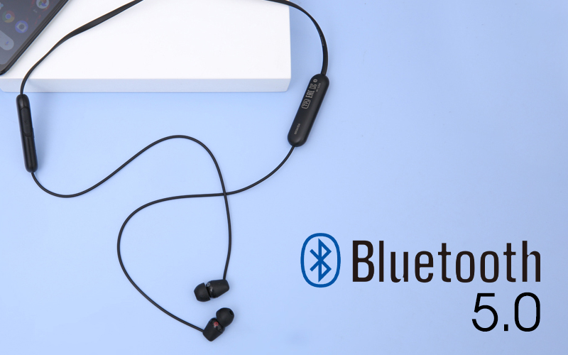 Tai nghe Bluetooth Sony WI-C200/BC E đen trang bị công nghệ Bluetooth 5.0