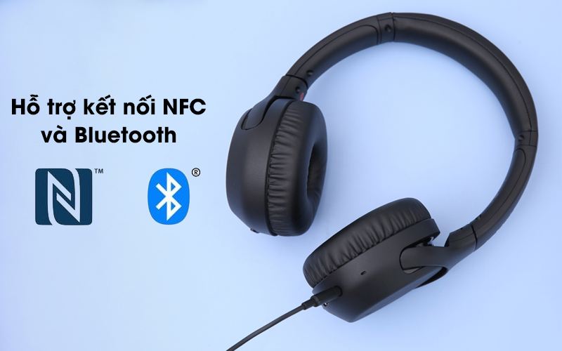 Tai nghe chụp tai Bluetooth Sony WH-XB700 có 2 cách kết nối