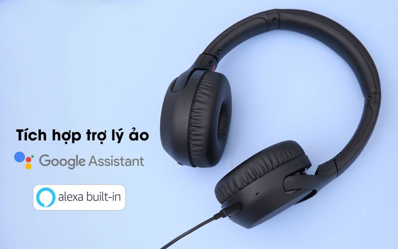 Tai nghe chụp tai Bluetooth Sony WH-XB700 có tích hợp trợ lý ảo