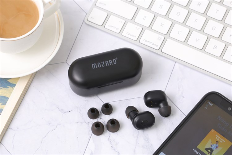 Tai nghe Bluetooth True Wireless Mozard DS635-WB Màu Đen