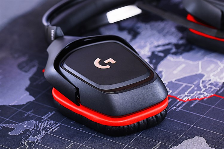 Tai nghe Chụp Tai Gaming Logitech G331 Màu Đen - Đỏ