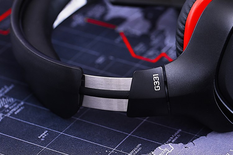 Tai nghe Chụp Tai Gaming Logitech G331 Màu Đen - Đỏ