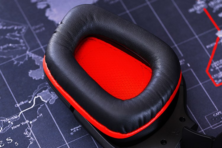 Tai nghe Chụp Tai Gaming Logitech G331 Màu Đen - Đỏ