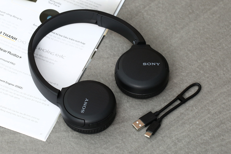 Tai nghe chụp tai Bluetooth Sony WH-CH510/BC Đen giá rẻ