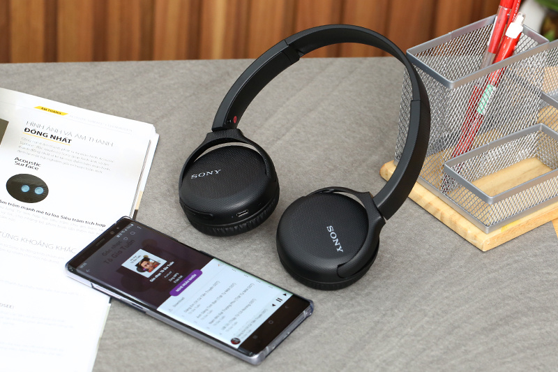 Tai nghe Bluetooth Chụp Tai Sony WH-CH510 Màu Đen