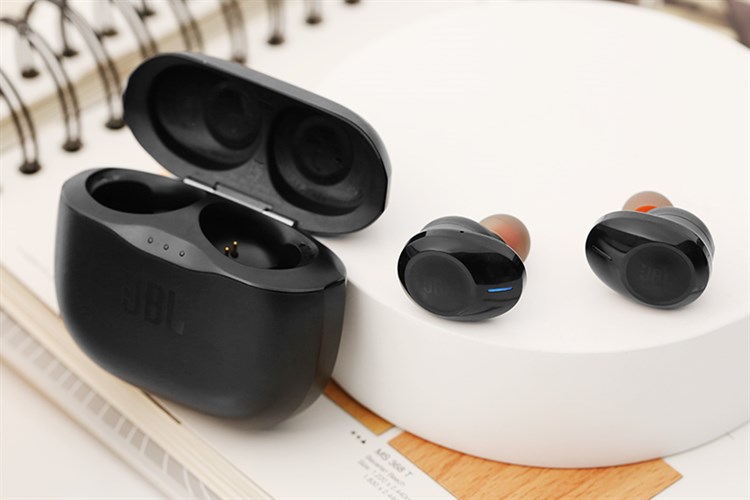 Tai nghe Bluetooth True Wireless JBL Tune 120 Màu Đen