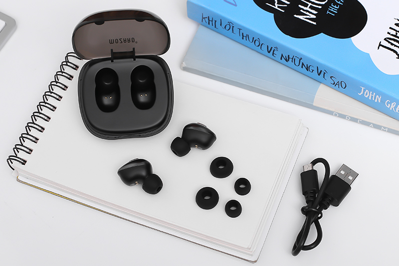 Tai nghe Bluetooth True Wireless Mozard Q7 Màu Đen