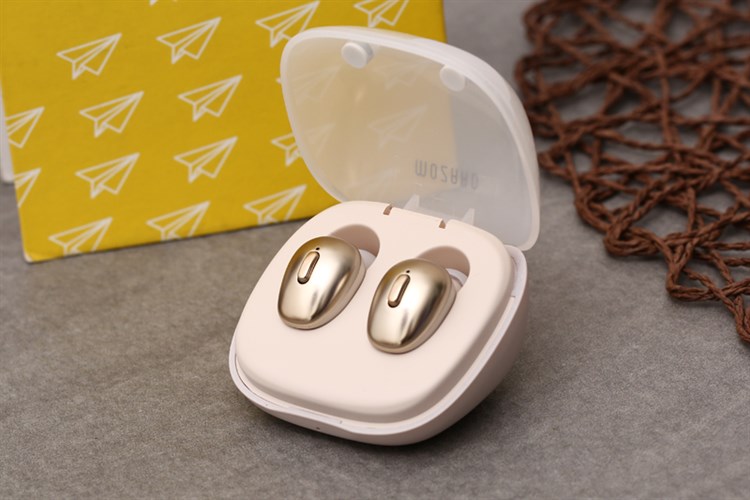 Tai nghe Bluetooth True Wireless Mozard Q7 Màu Hồng