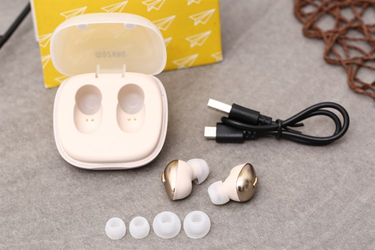 Tai nghe Bluetooth True Wireless Mozard Q7 Màu Hồng