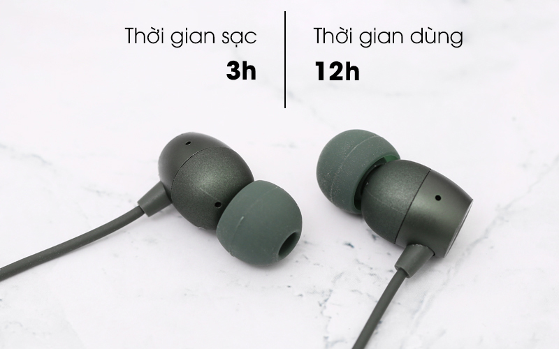 Sạc lại pin nhanh chóng - Tai nghe Bluetooth Mozard Z702 Xanh