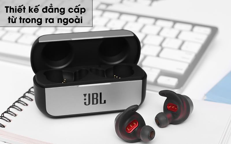 Có thiết kế sang trọng - Tai nghe Bluetooth True Wireless JBL REFFLOWBLK Đen