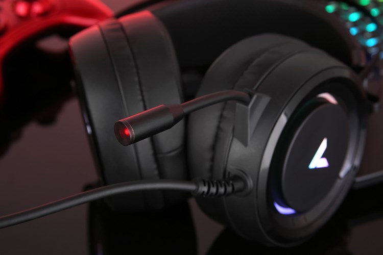 Tai nghe Chụp Tai Gaming Rapoo VH500 7.1 Màu Đen