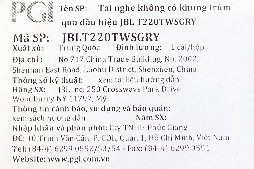 Tai nghe Bluetooth True Wireless JBL Tune 220 - 29