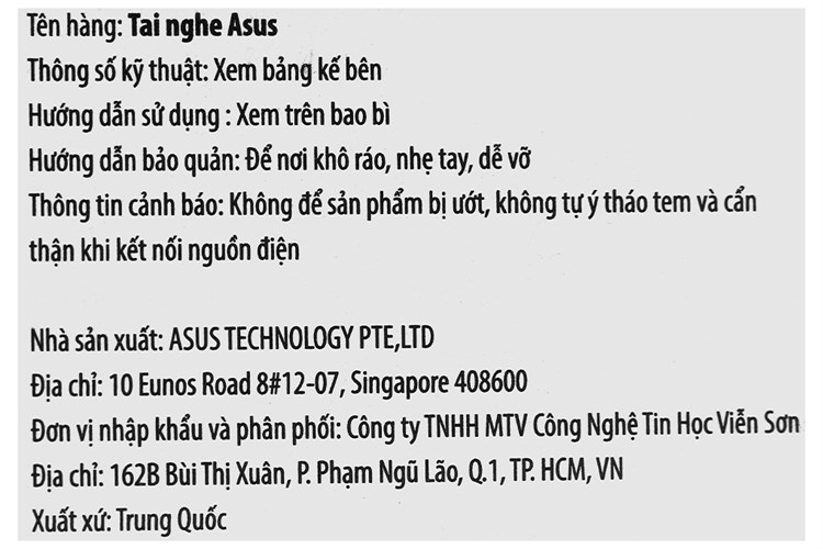 Tai nghe Chụp Tai Gaming Asus TUF H3 Màu Đen - Đỏ