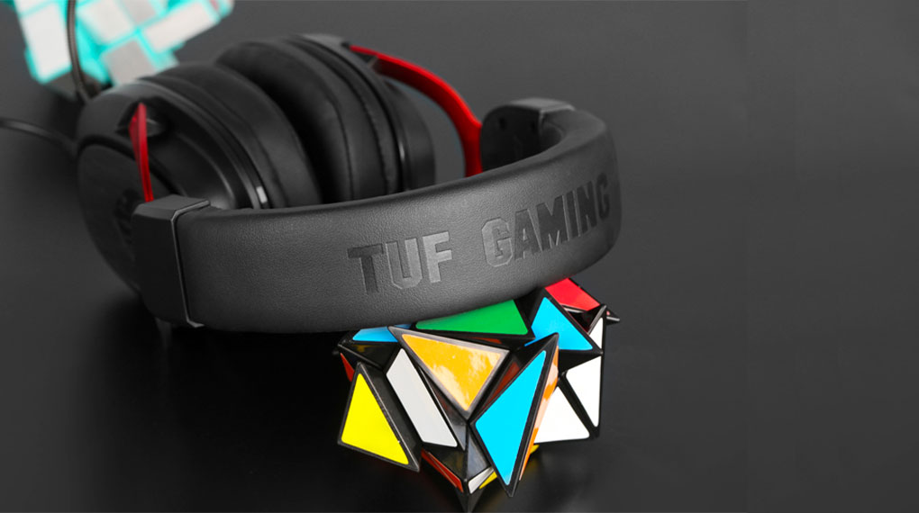 Tai nghe chụp tai Gaming Asus TUF H3 Đen Đỏ - Thiết kế