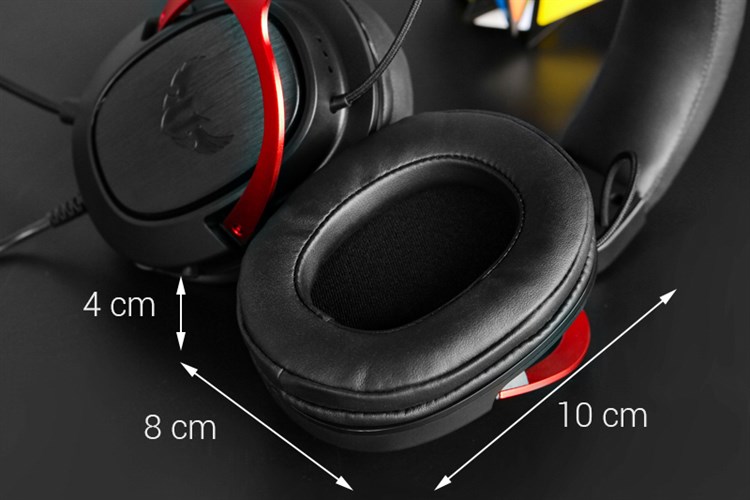 Tai nghe Chụp Tai Gaming Asus TUF H3 Màu Đen - Đỏ