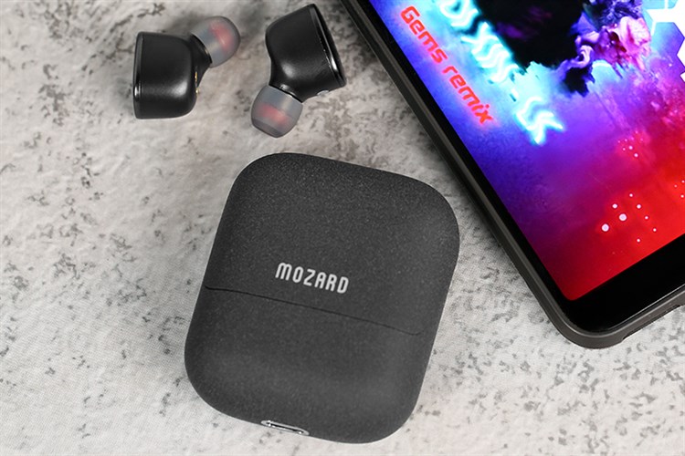 Tai nghe Bluetooth True Wireless Mozard T302A Màu Đen