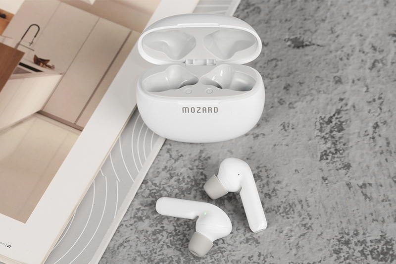 Tai nghe Bluetooth True Wireless Mozard AT15 Màu Trắng