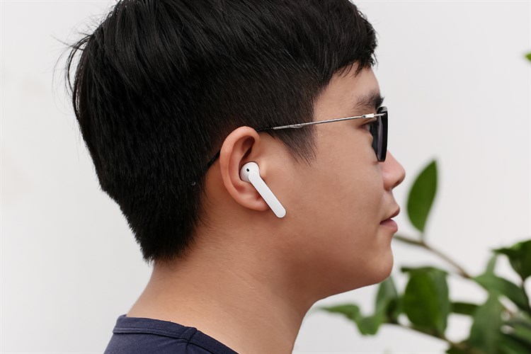 Tai nghe Bluetooth True Wireless Mozard DT19 Trắng Màu Trắng