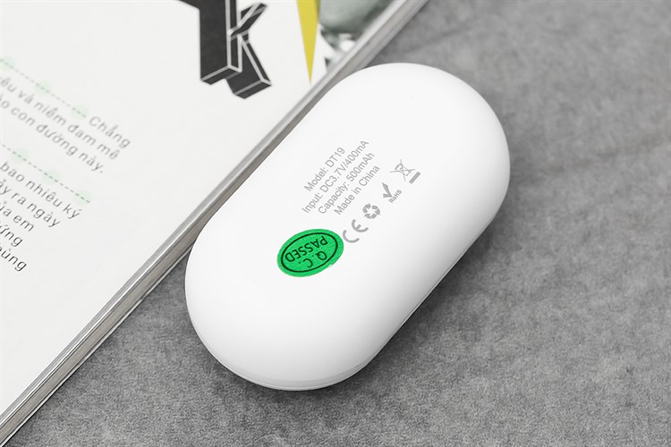 Tai nghe Bluetooth True Wireless Mozard DT19 Trắng Màu Trắng