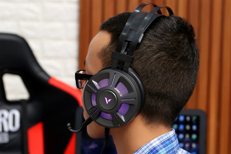Tai nghe Chụp Tai Gaming Rapoo VH510 7.1 Màu Đen