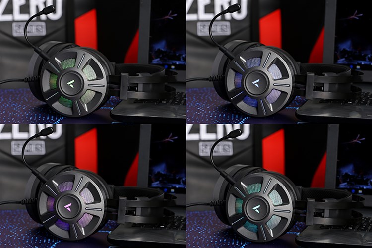 Tai nghe Chụp Tai Gaming Rapoo VH510 7.1 Màu Đen