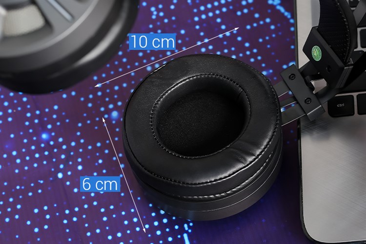 Tai nghe Chụp Tai Gaming Rapoo VH510 7.1 Màu Đen