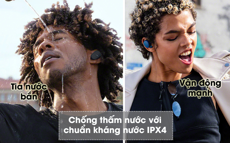 Tai nghe Bluetooth True Wireless Sony WF-XB700 - Chuẩn kháng nước IPX4