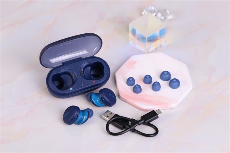 Tai nghe Bluetooth Sony Extra Bass True Wireless WF-XB700 Màu Xanh Dương