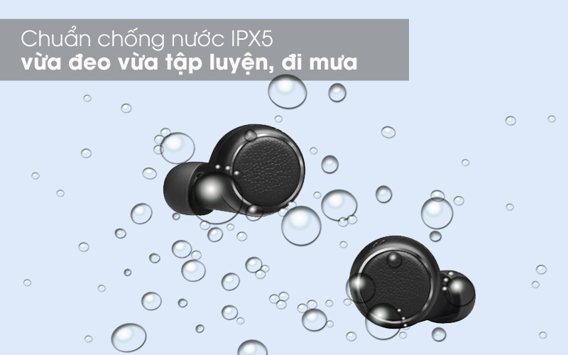 Kháng nước tốt - Tai nghe Bluetooth True Wireless Harman/Kardon FLYTWS Đen