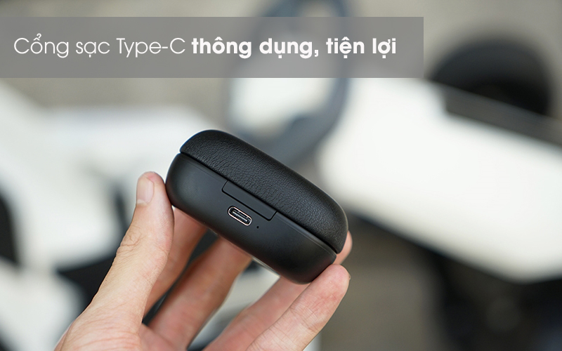 Cổng sạc - Tai nghe Bluetooth True Wireless Harman/Kardon FLYTWS Đen