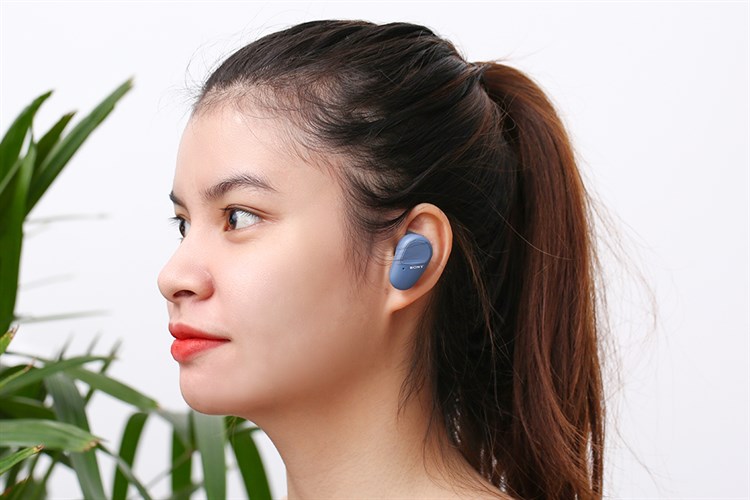 Tai nghe Bluetooth True Wireless Sony WF-SP800N Màu Xanh Dương