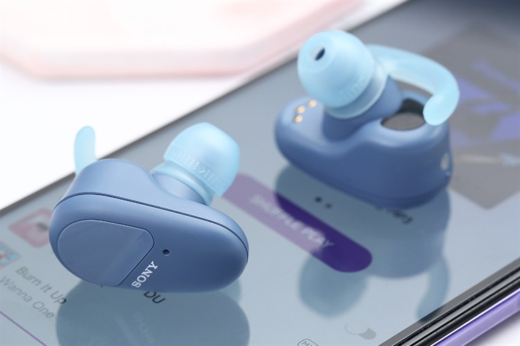 Tai nghe Bluetooth True Wireless Sony WF-SP800N Màu Xanh Dương