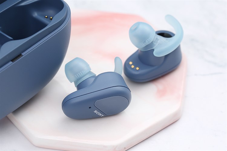 Tai nghe Bluetooth True Wireless Sony WF-SP800N Màu Xanh Dương