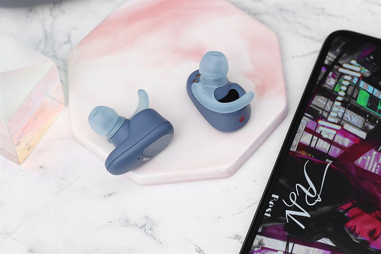 Tai nghe Bluetooth True Wireless Sony WF-SP800N Màu Xanh Dương