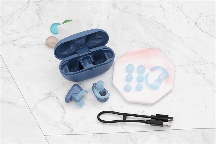 Tai nghe Bluetooth True Wireless Sony WF-SP800N Màu Xanh Dương