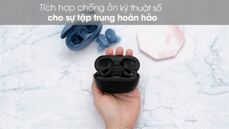 Chống ồn kỹ thuật số - Tai nghe Bluetooth True Wireless Sony WF-SP800N