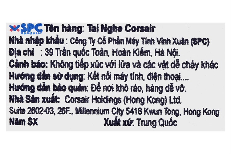 Tai nghe Chụp Tai Gaming Corsair HS35 Stereo Carbon Màu Đen