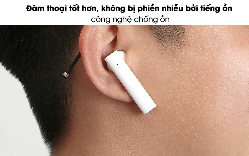 Tai nghe Bluetooth TWS Earphones 2 Basic Xiaomi BHR4089GL Trắng - Chống ồn