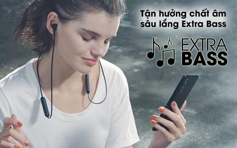 Tai nghe EP Bluetooth Sony WI-XB400 - Công nghệ EXTRA BASS