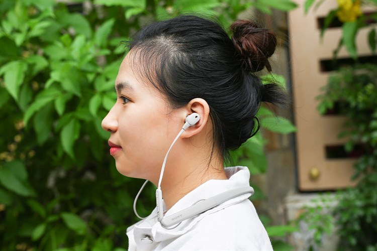 Tai nghe Bluetooth Sony WI-1000XM2 Màu Trắng