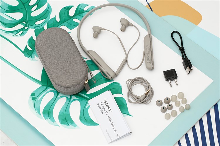 Tai nghe Bluetooth Sony WI-1000XM2 Màu Trắng