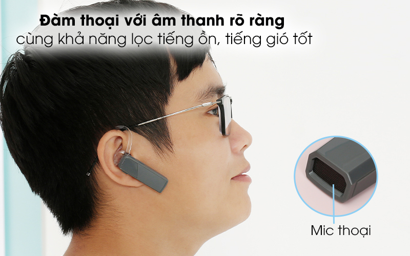 Tai nghe Bluetooth Plantronics Explorer 80 Sable Xám - Chất lượng âm thanh tốt