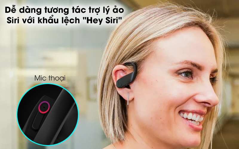 Tai nghe Bluetooth True Wireless Beats Powerbeats Pro MV6Y2/ MV702 - Ra lệnh giọng nói với trợ lý ảo Siri