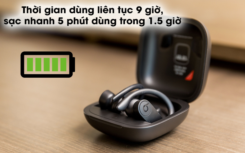 Tai nghe Bluetooth True Wireless Beats Powerbeats Pro MV6Y2/ MV702 - Nghe nhạc, đàm thoại liên tục đến 9 giờ