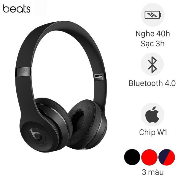 Tai nghe chụp tai Beats Solo3 Wireless MX432/ MV8T2/ MX472